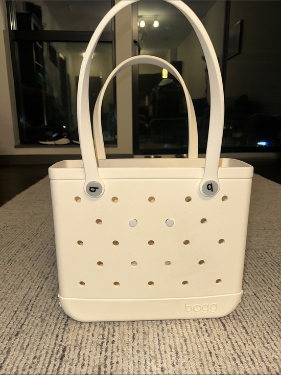BOGG BAG Handbags - BOGG BAG White Tote with Perforated Design
